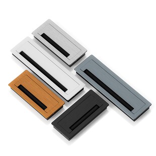 电线孔盖穿线盒电脑办公桌穿线孔盖遮线盖板嵌入式线盒桌面走线槽