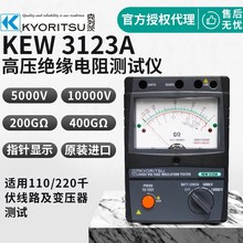 日本KEW3121B/3122B/3123A/3124S高压绝缘电阻测试仪指针摇表