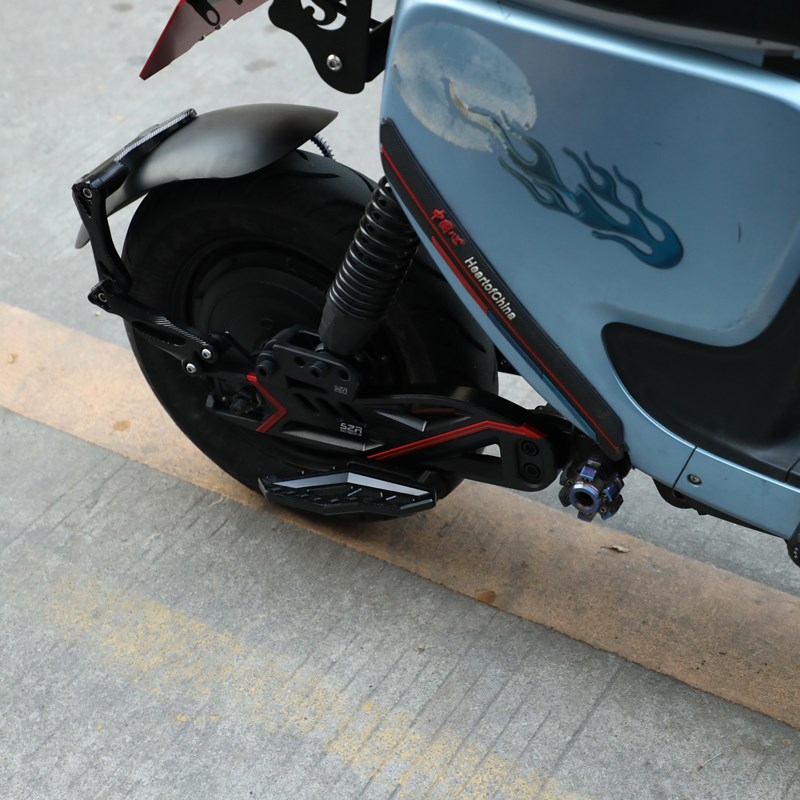 适用于新大洲本田电动车S07 S08五羊本田Ube改装后平叉后车架配件