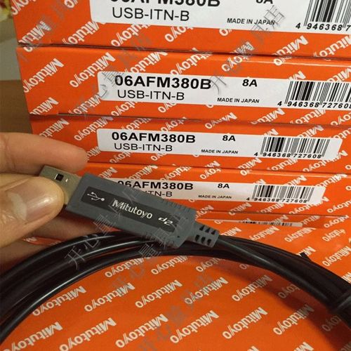 日本三丰数显千分尺USB数据线06ADV380B新款06AFM380B 380C 380F