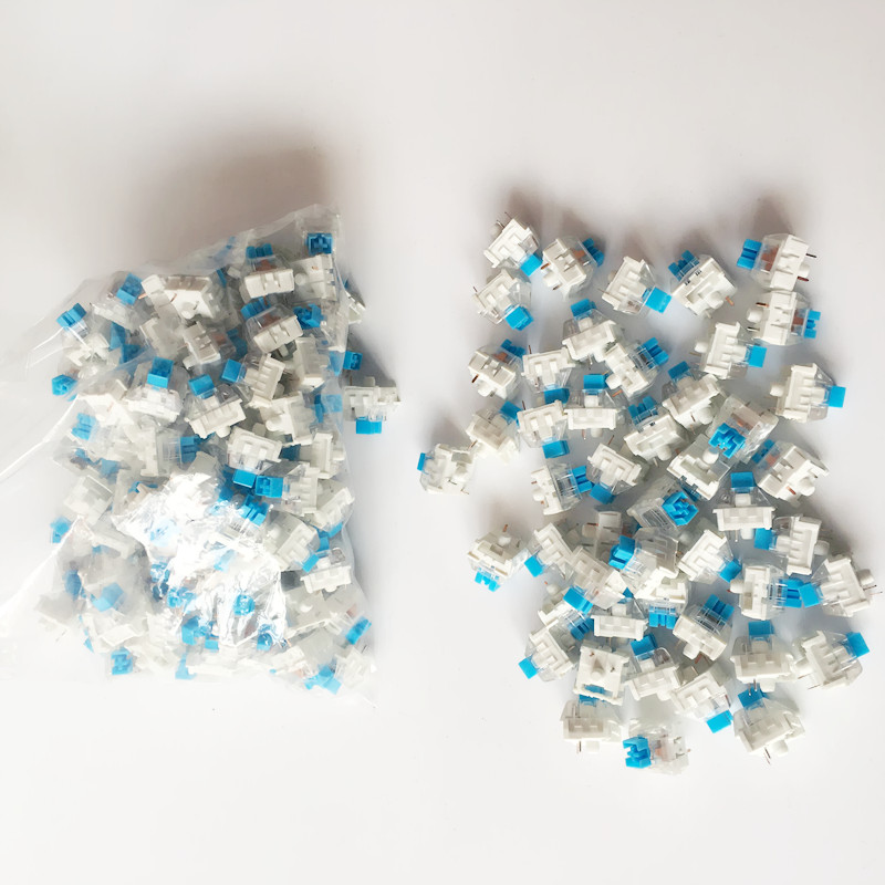 机械键盘轴体青轴红轴茶轴黑轴防尘套筒按键开关维修配件焊接换轴