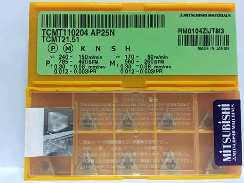 数控刀片 TCMT110204 AP25N