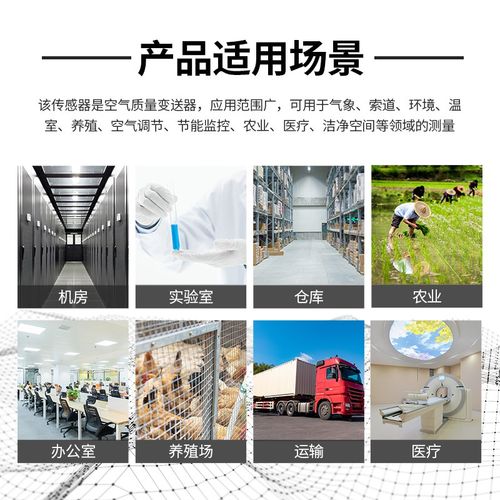 拓普瑞WIFI/4G空气检测仪PM2.5雾霾二氧化碳气体质量可携式感测器