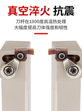 小径端面槽刀SGEL1616H-D B-SGER1616H-D7字端面槽刀杆配GER刀片