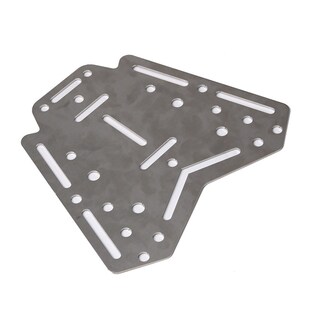 适用于升仕368MD 改装后尾箱后货架行李支架 不锈钢加厚尾箱底板