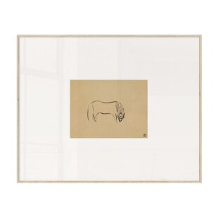 丘山生活 马 现代艺术装饰画新中式文艺挂画民宿酒店卧式横常玉