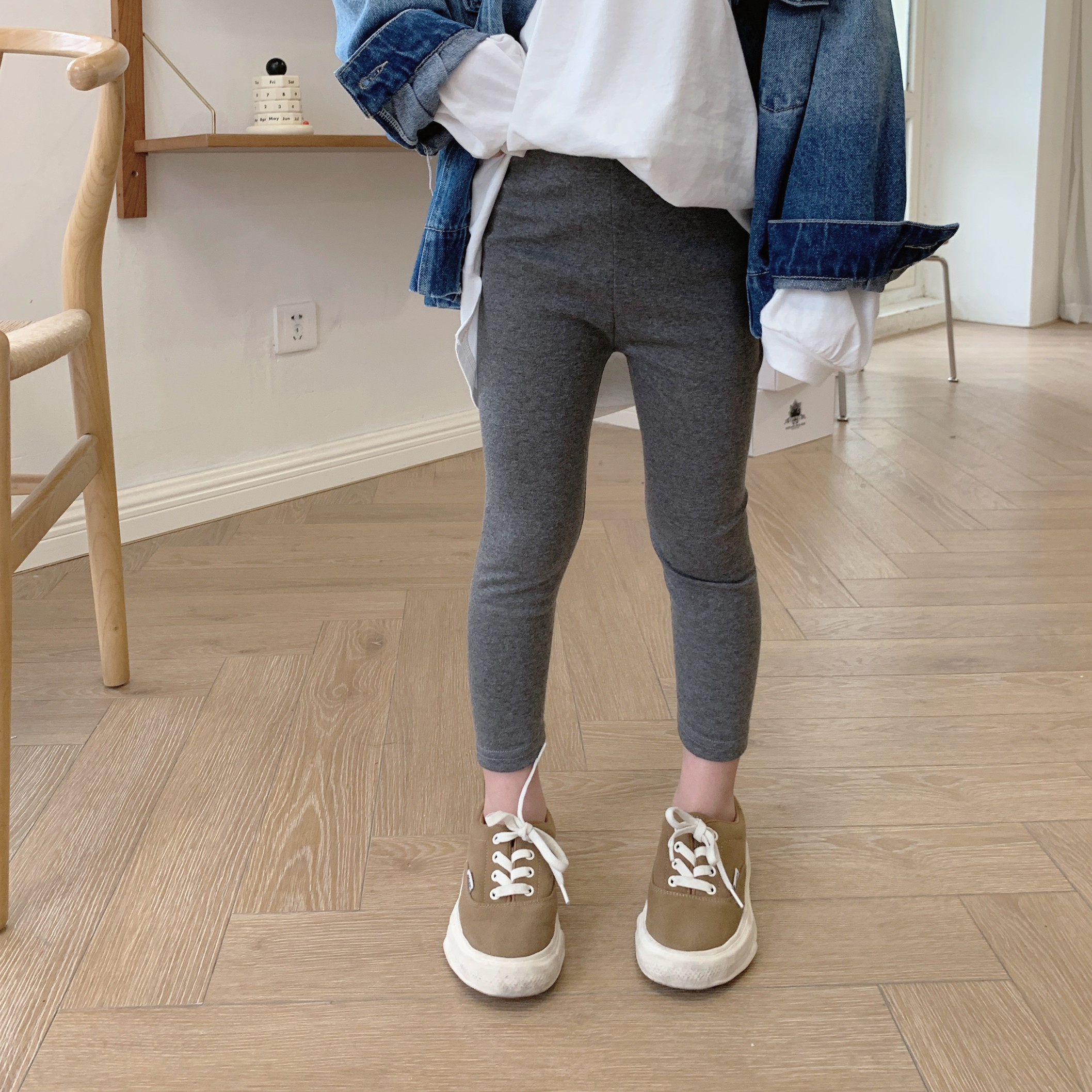 儿童裤子韩版春季新品女童纯色弹力内搭裤男宝宝百搭修身九分外裤,童装/婴儿装/亲子装,裤子,淘宝优惠券,粉丝福利购,淘宝优惠卷