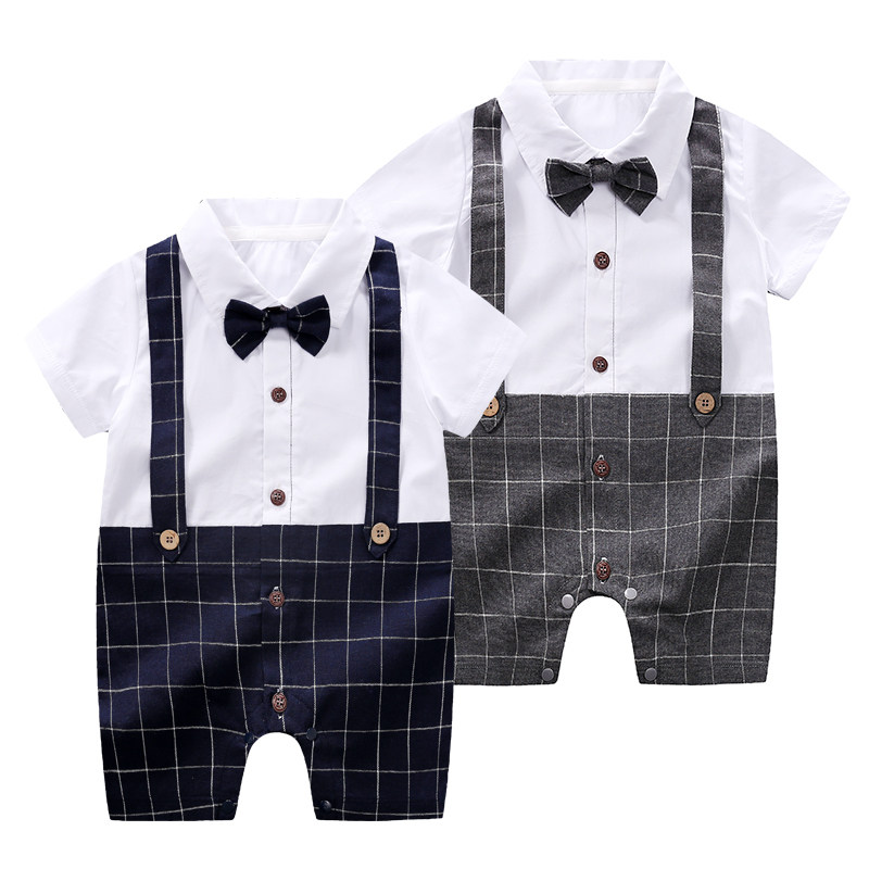 宝宝夏装0-1岁2男婴儿连体衣连身衣/爬服/哈衣