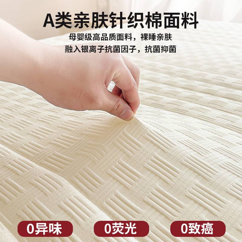 乳胶床垫遮盖物家用卧室软垫子榻榻米海绵垫学生单人床褥租房专用