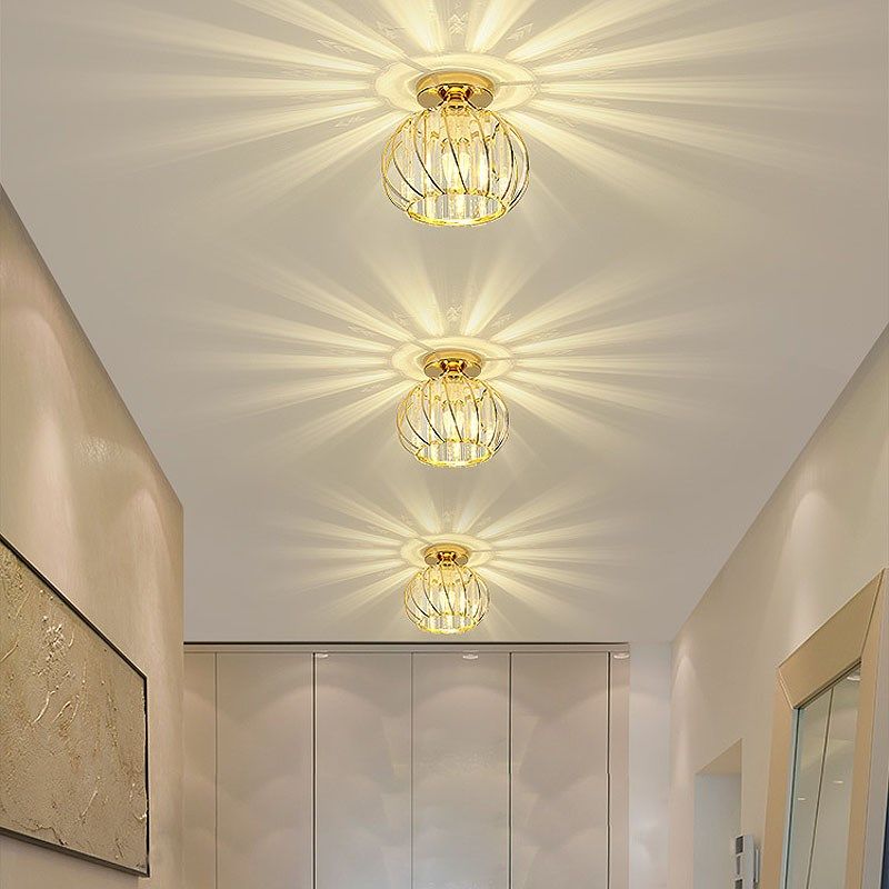 北欧个性创意楼梯玄关水晶过道灯走廊灯阳台灯笼吸顶灯LED小吊灯,家装灯饰光源,厨卫/阳台/玄关/过道吸顶灯,淘宝优惠券,粉丝福利购,淘宝优惠卷