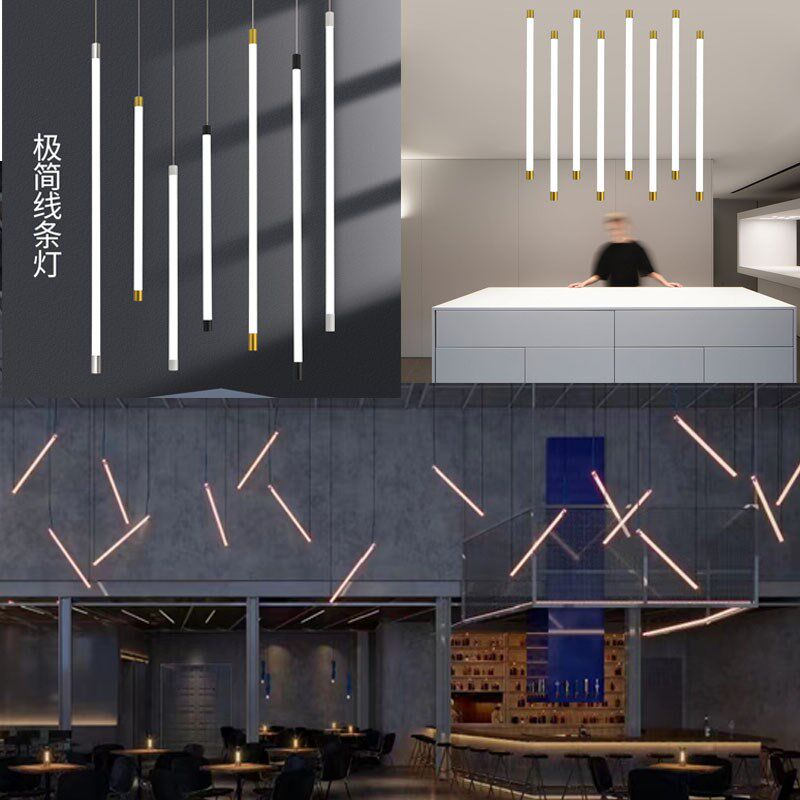 360度发光亚克力led圆形灯管广告展会商用婚礼吊灯装饰照明长条灯