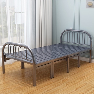 单人床可折叠床家用1米3不锈钢80公E分的钢丝床90cm宽一米1二大人