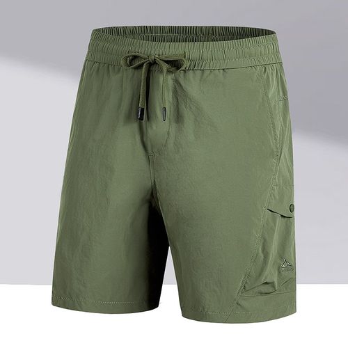 休闲短裤男吸湿速干宽松夏季户外速干运动裤子纯色百搭工装五分裤