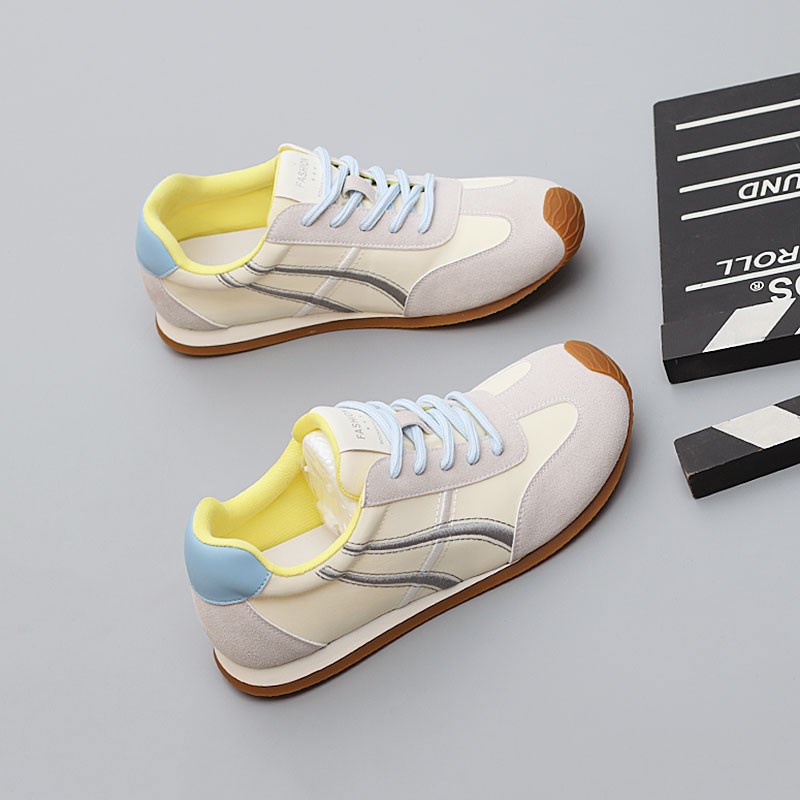 加大码女鞋41一43爆款单鞋2025E春季新款德训鞋脚宽胖肥休闲板鞋