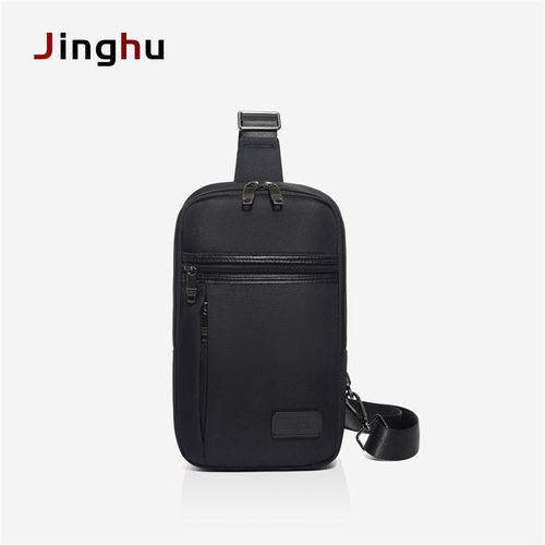 新款男士胸包斜挎包大容量户外运动单肩包时尚骑行男款胸包防泼水