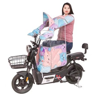 电动车挡风被亲子夏季帽子款四季通用双面防水防晒防雨儿童遮阳罩