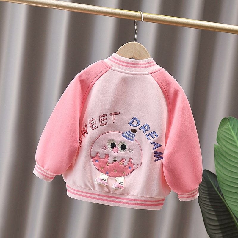 女童春装外套2024新款儿童春季时髦女宝宝休闲棒球服上衣洋气春秋,童装/婴儿装/亲子装,普通外套,淘宝优惠券,粉丝福利购,淘宝优惠卷