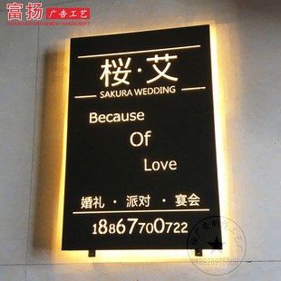 广告牌店铺招牌门头n个性镂空灯箱背投影招牌户外发光字牌匾定做