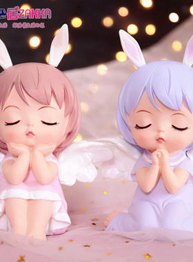 梦幻少女心可爱摆件小饰品女孩房间装饰安妮宝天使存钱罐创意礼物