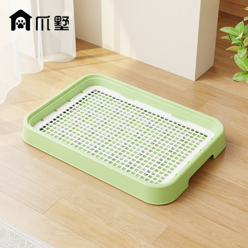 狗狗厕所宠物专用便便盆不锈钢防踩屎砂盆尿尿盆小型犬大小便神器