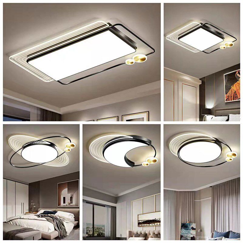 LED客厅灯2023新款卧室灯现代简约长方形吸顶灯家用大厅大气灯具