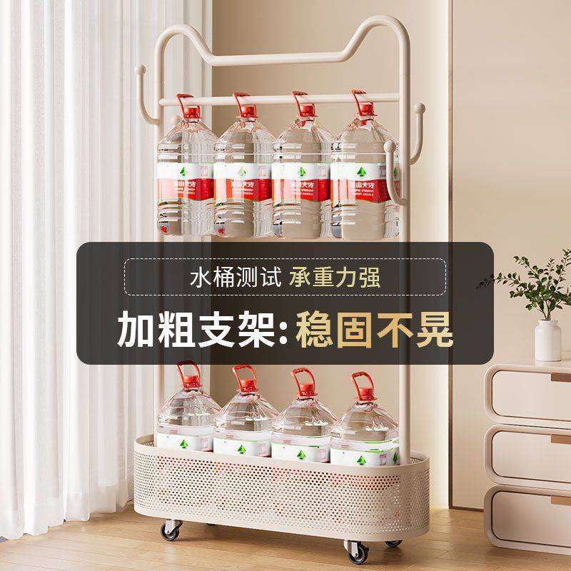衣架落地卧室移动衣服挂衣架加粗加厚收纳家用轻奢简易衣帽架架子