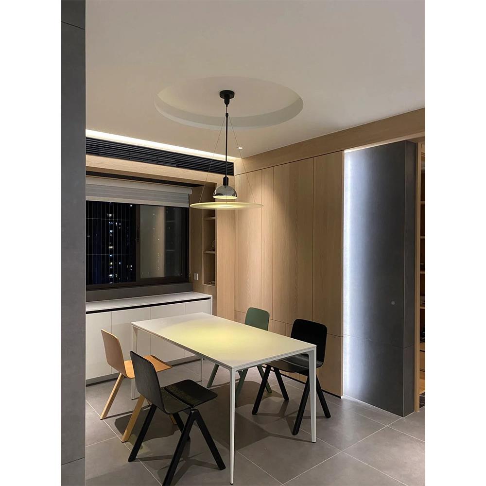 意大设计师餐厅吊101吧灯创丹麦意台卧利室极简现代简约飞碟装饰