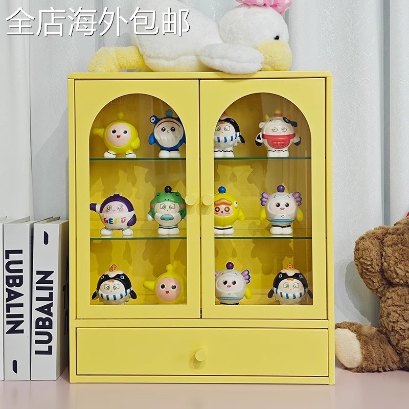 杯子置物架厨房餐桌双门收纳盒柜桌面咖啡杯茶杯防尘水杯架