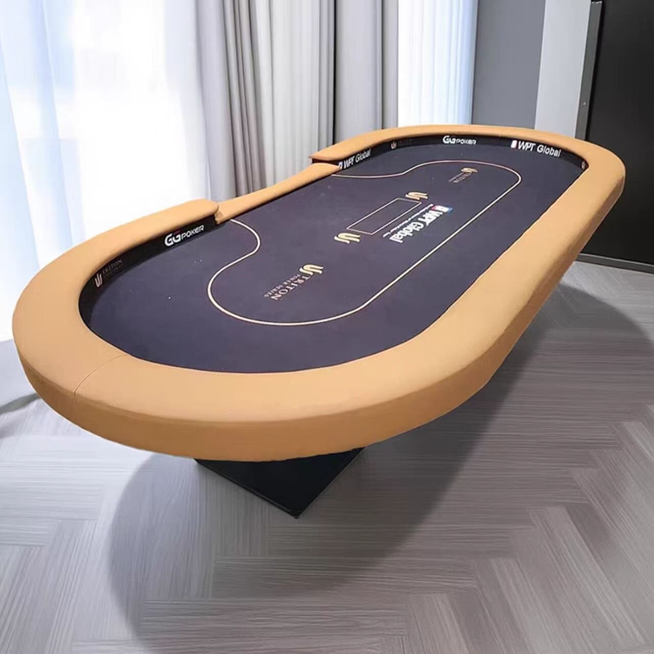 德州扑克牌桌子WPT传奇工厂直销棋牌筹码桌德扑桌子俱乐部扑克桌盖布配件