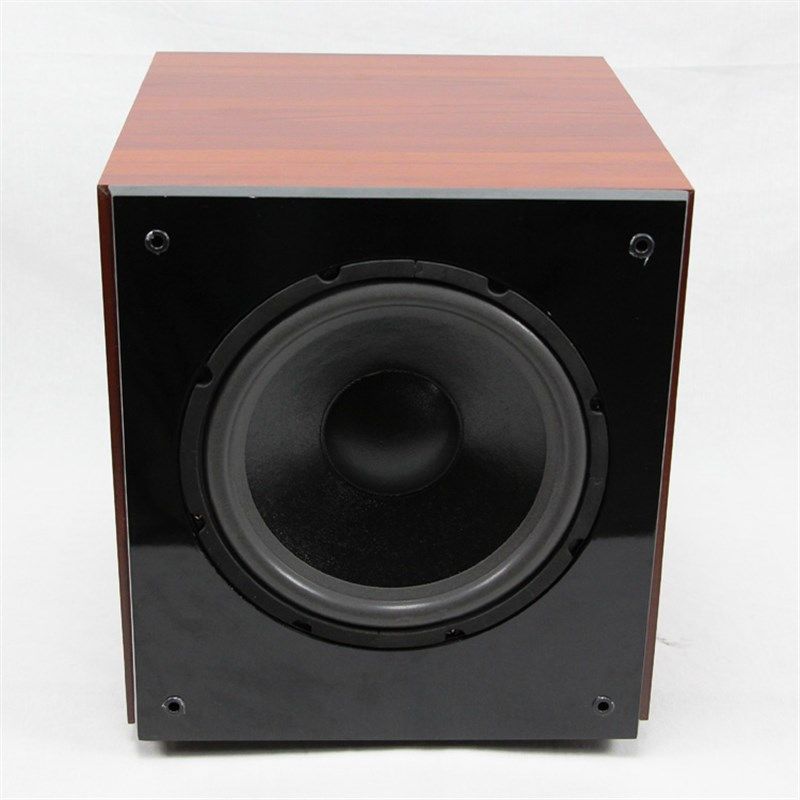 标威10寸无源音箱家用超重低音炮300w木质方型音响家庭影院轰炸箱