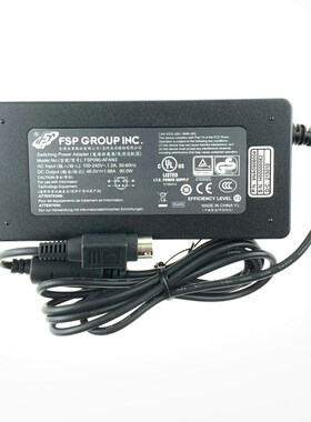 全汉48V1.88A电源适配器FSP090-AFAN3四针4芯孔充电器线90W变压器