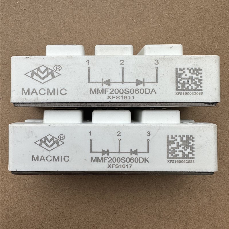 宏微MACMIC MMF200S060DK DA原装正品拆机 内部2个200A600V二极体