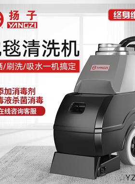 扬子DT1三合一电动手推式地毯抽洗机酒店宾馆吸尘器毛毯清洁机