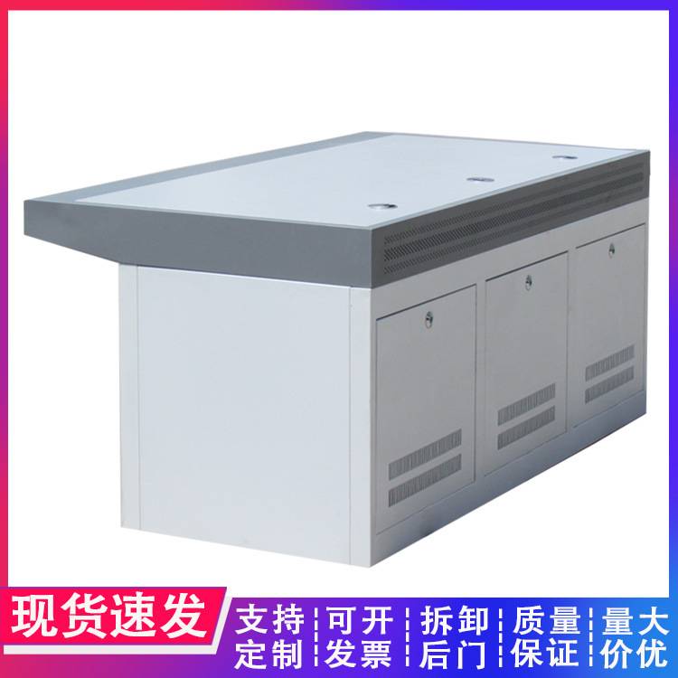 监控操作台双联三联工作台指挥中心调度台安防控制台机柜六联双屏