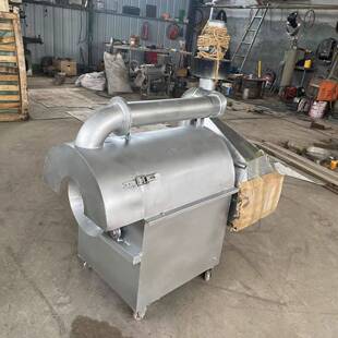 小型花生板栗炒货机 商用不锈钢滚筒翻炒机 生产电动花生翻炒机