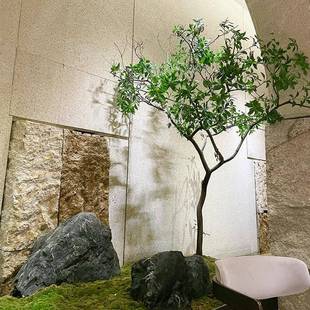 马醉木绿植造景仿真假绿植装饰室内大型景观仿真树楼梯口橱窗装饰