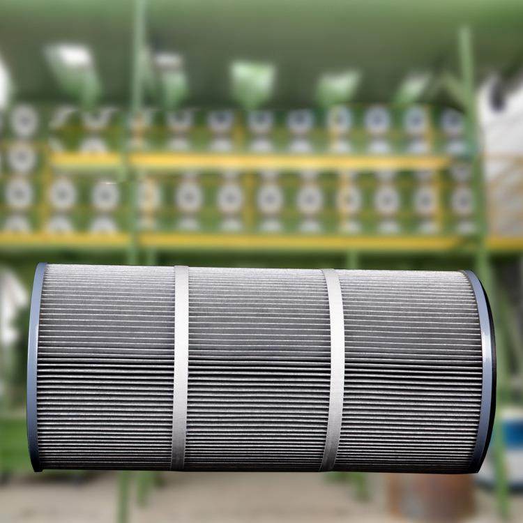 防静电除尘滤筒工业粉尘聚酯滤芯除尘滤芯除尘器打磨台