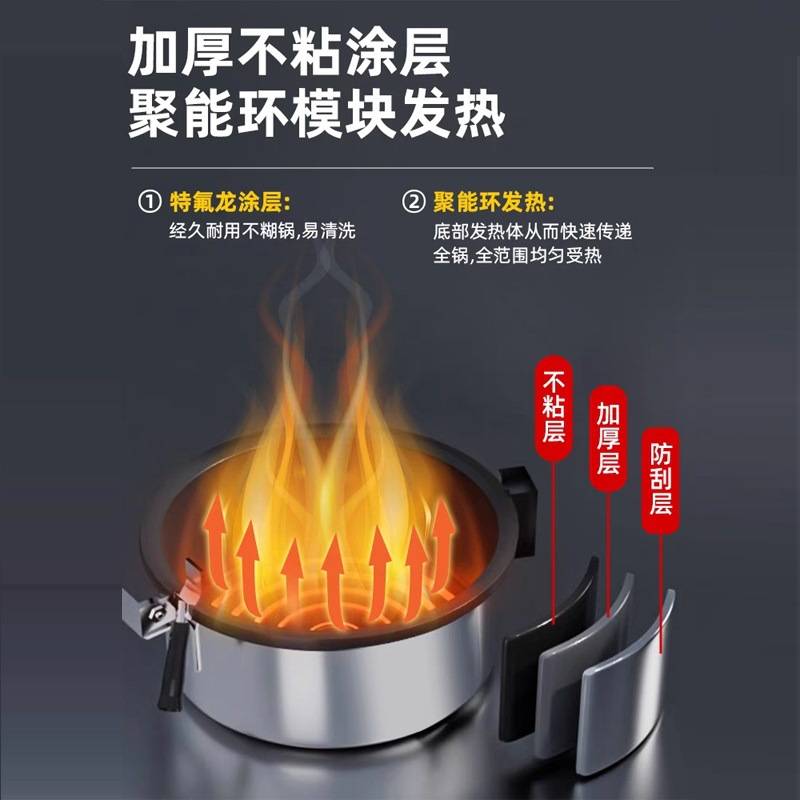 爆米花机商用带推车电热爆谷机球形蝶形玉米膨化机摆摊用电加热