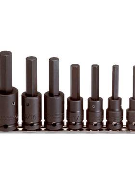 3/8方英制7件套内六角冲击套筒1/8-3/8J72152