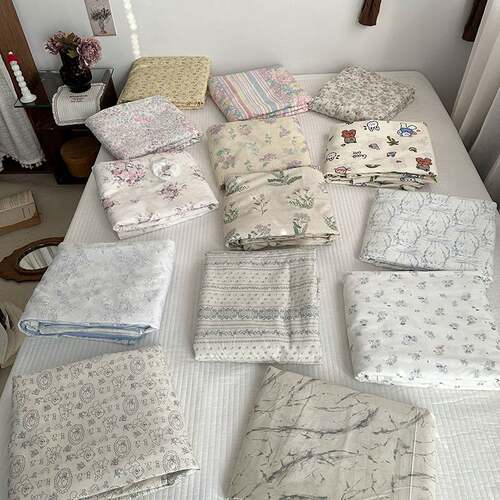 小清新卡通碎花纯棉单品被套被罩被单单件全棉150*200*230cm床品