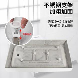 加厚加大淋浴房底座底盆防水亚克力弧扇形长方形防滑干湿分离新款