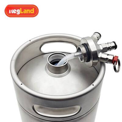 精酿304不锈钢keg桶户外打酒器便携酒头配件kegland