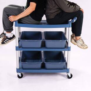 酒店收餐车移动收碗车商用车饭店餐厅三层送餐车饭店上传菜推车