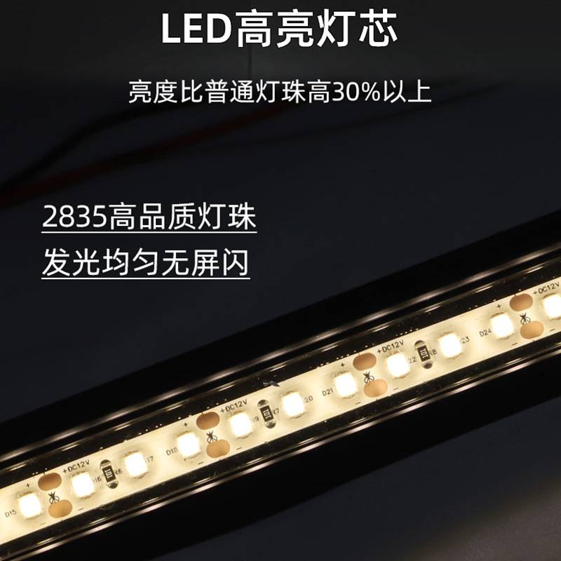 越野改装低压12V24V房车灯超亮LED汽车灯可调旋转条形户外露营灯