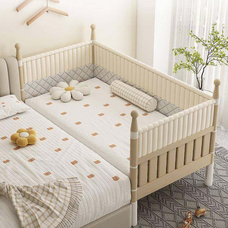 箜袲实木拼接床儿童加宽床卧室拼接大床带护栏新生儿小床婴儿护栏,基础建材,脚轮/万向轮,淘宝优惠券,粉丝福利购,淘宝优惠卷