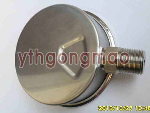 YN-100 0-7BAR 全不锈钢耐震压力表,水压表,油压表,气压表,