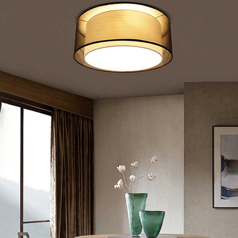 新中式餐厅客厅卧室书房茶室酒店餐饮G包厢火锅饭店大气圆形吸顶