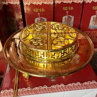 铜火盆 烧烤煮茶烤架 烧烤木炭取暖烤火炉工艺品烧烤架家用加厚