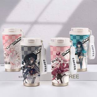 Arcaea韵律源点周边保温杯光对立红萨菲亚大容量儿童不锈钢水杯子