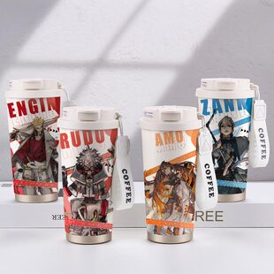 废渊战鬼周边保温杯路德阿莫恩琴赞卡大容量儿童学生不锈钢水杯子